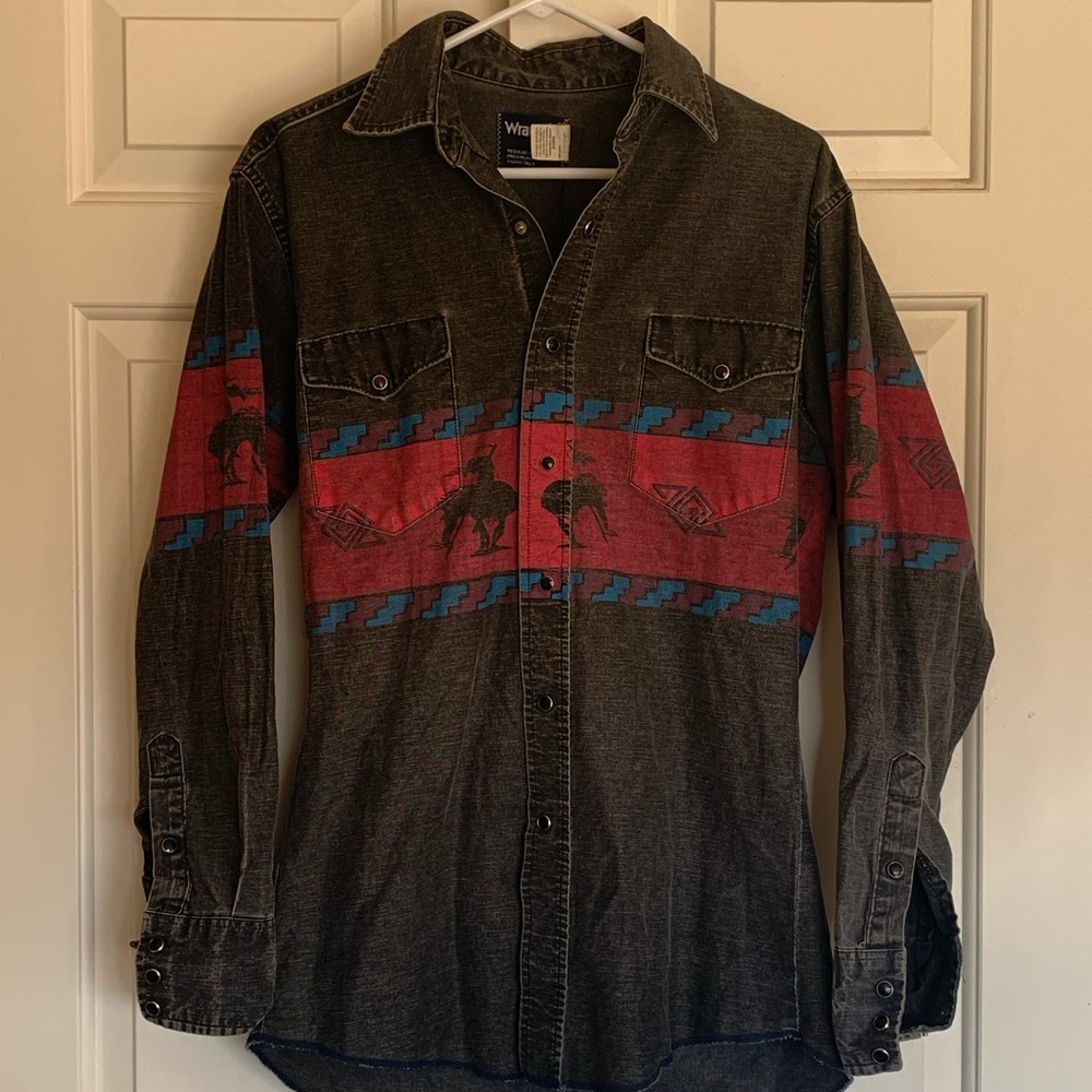 Vintage Wrangler Button Down